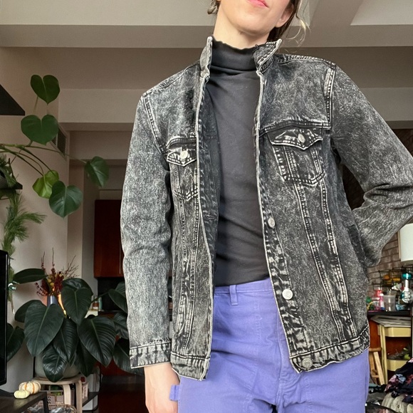 Black Denim Jacket - Picture 2 of 8